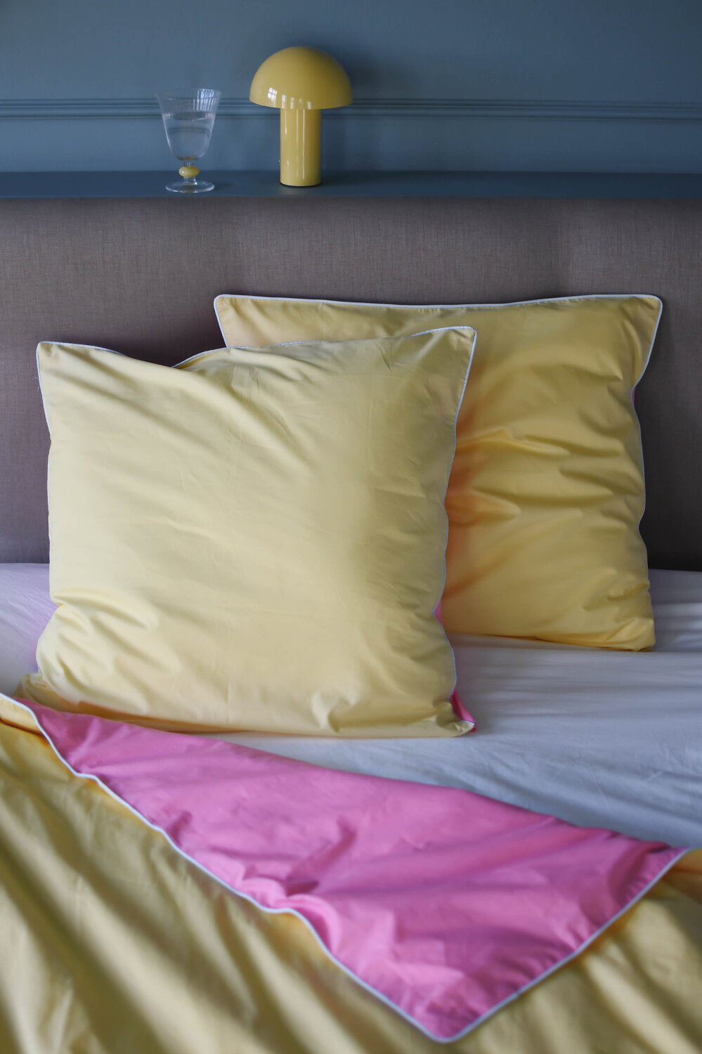 Color Combo sengesæt - gul/pink